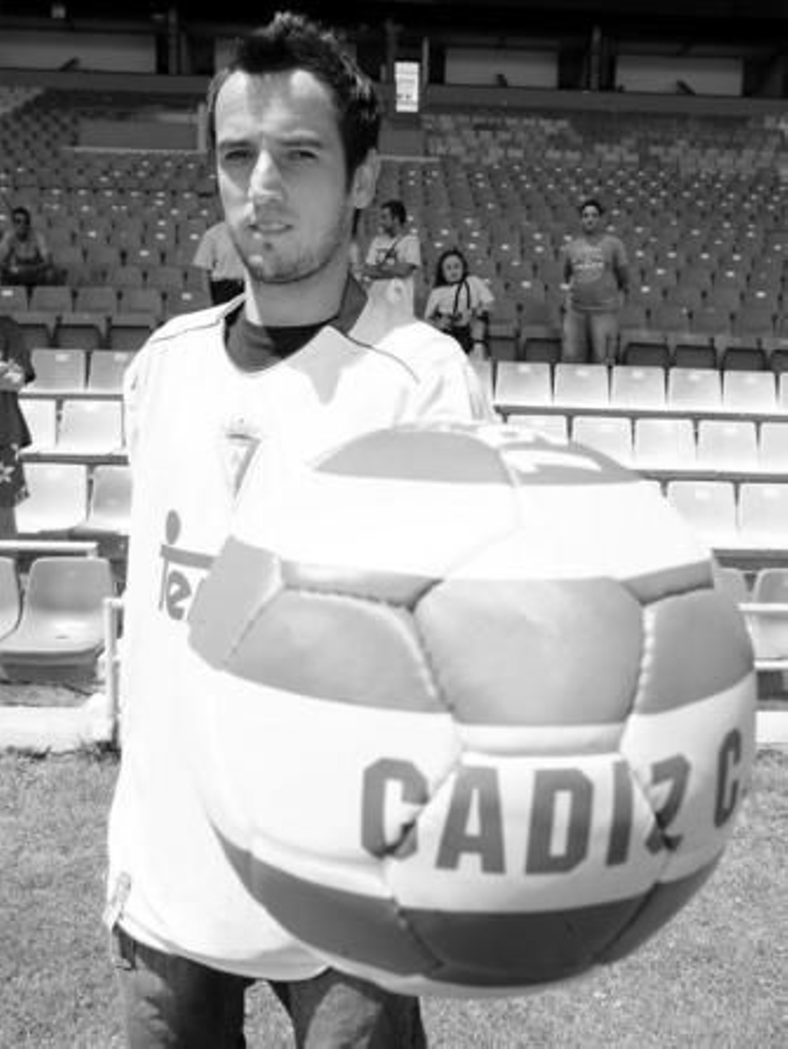 López, en su presentación en la mañana de ayer.