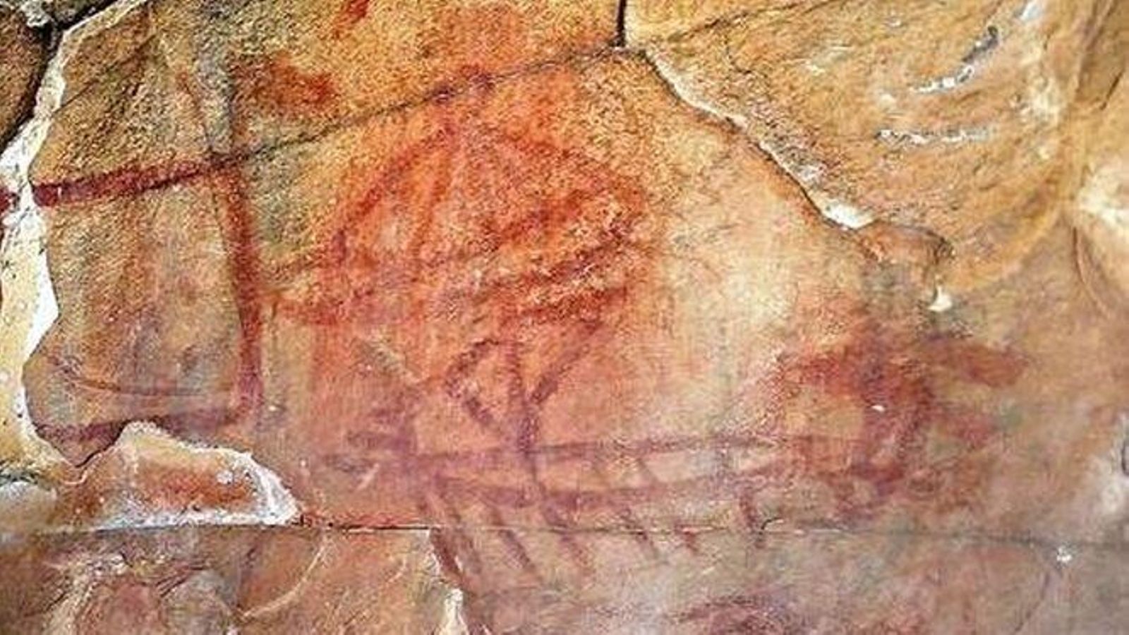 Pinturas rupestres en la Laja Alta Pinturas rupestres en la Laja Alta