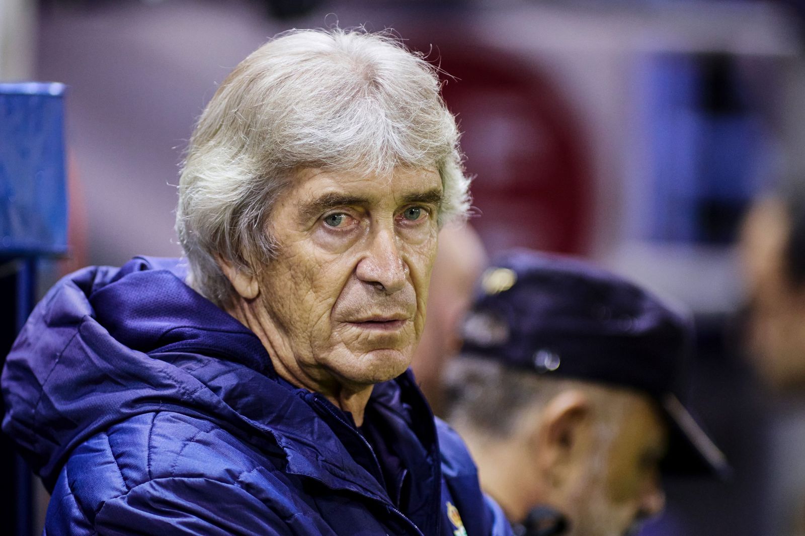 Pellegrini, durante el partido ante el Hernán Cortés.