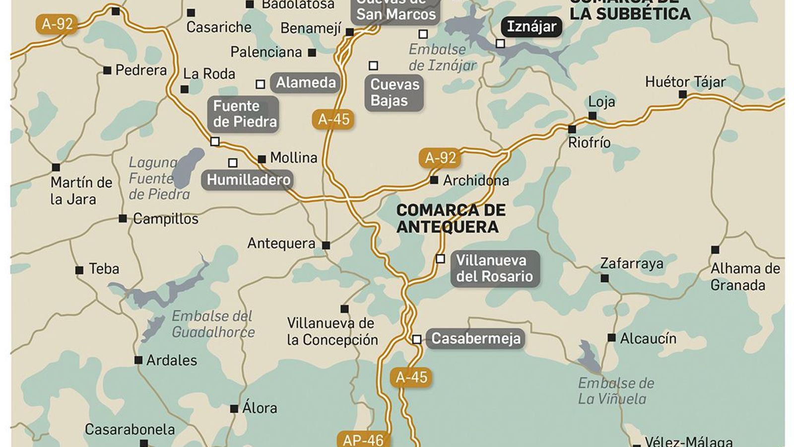 Mapa de la zona.