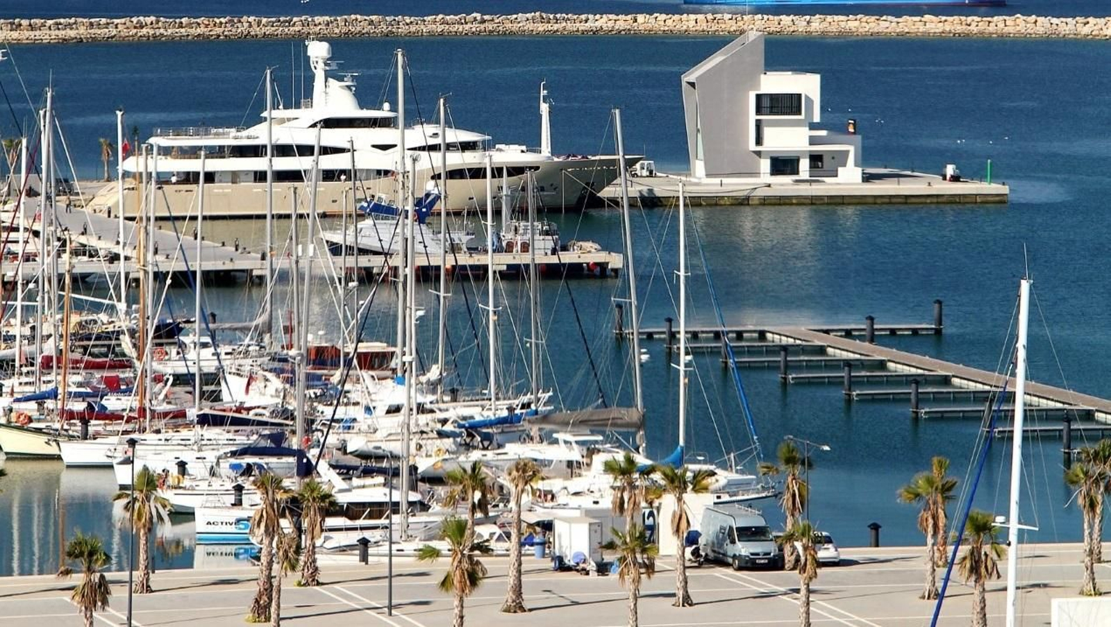 El puerto deportivo de la Alcaidesa Marina, en La Línea