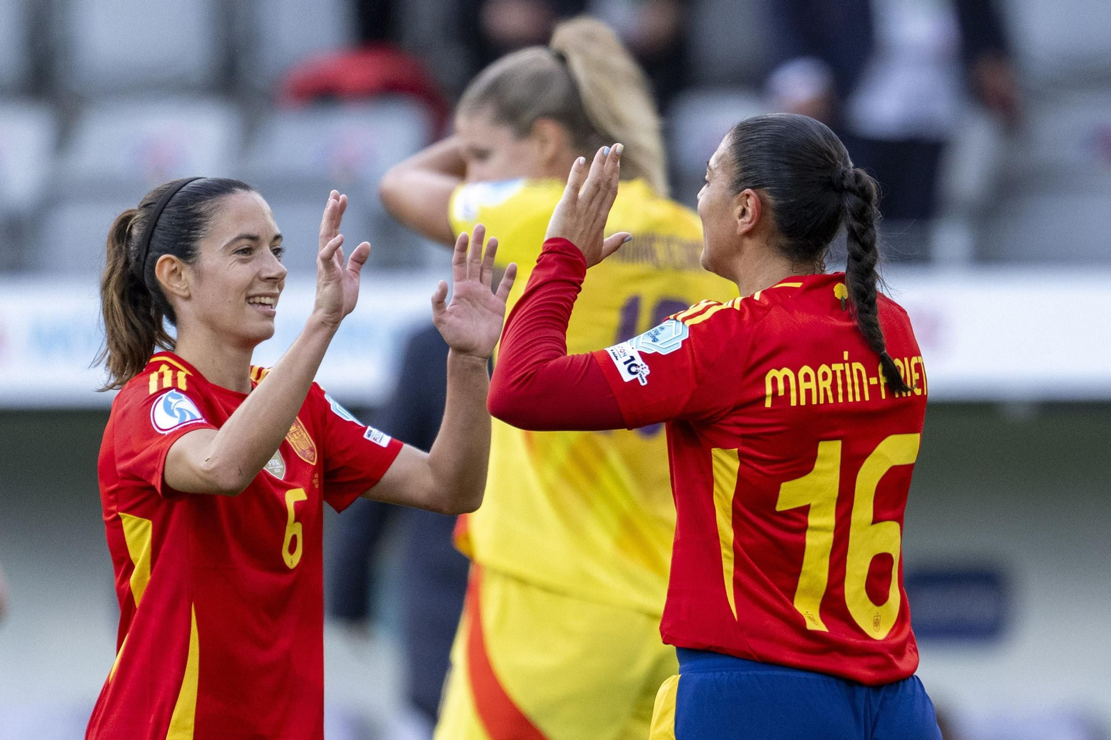 Las fotos de la goleada de España sobre Bélgica en la Eurocopa femenina