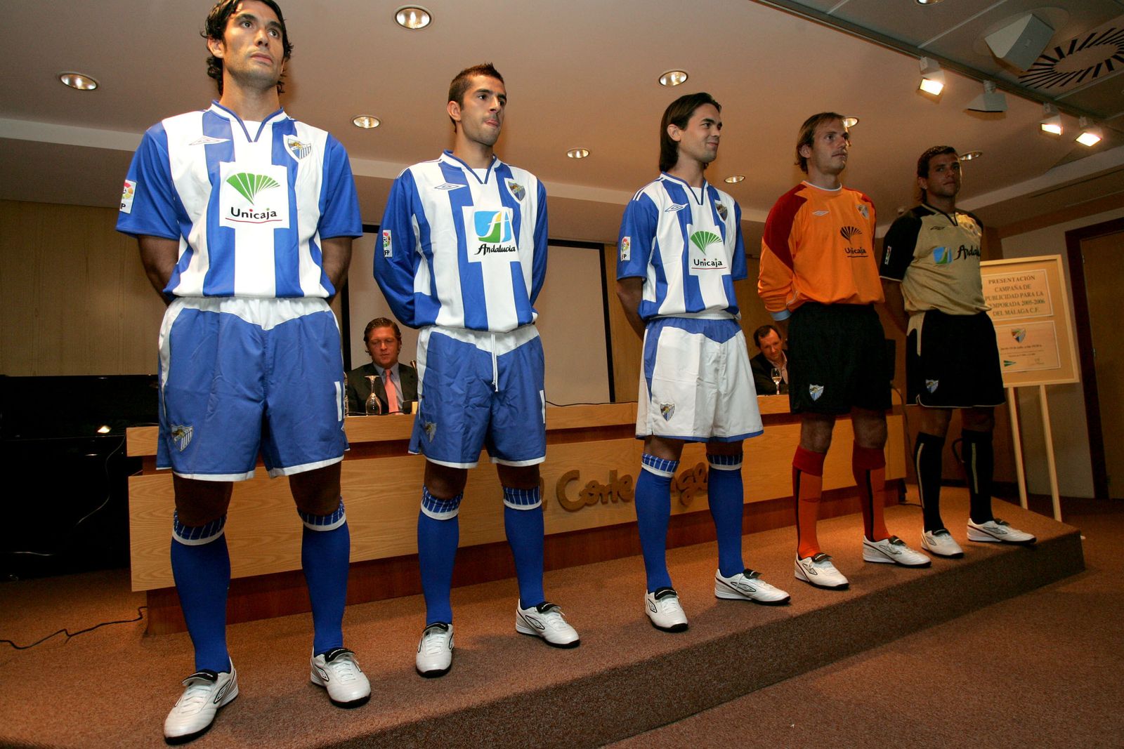 Las equipaciones del Málaga CF en sus últimas 16 temporadas