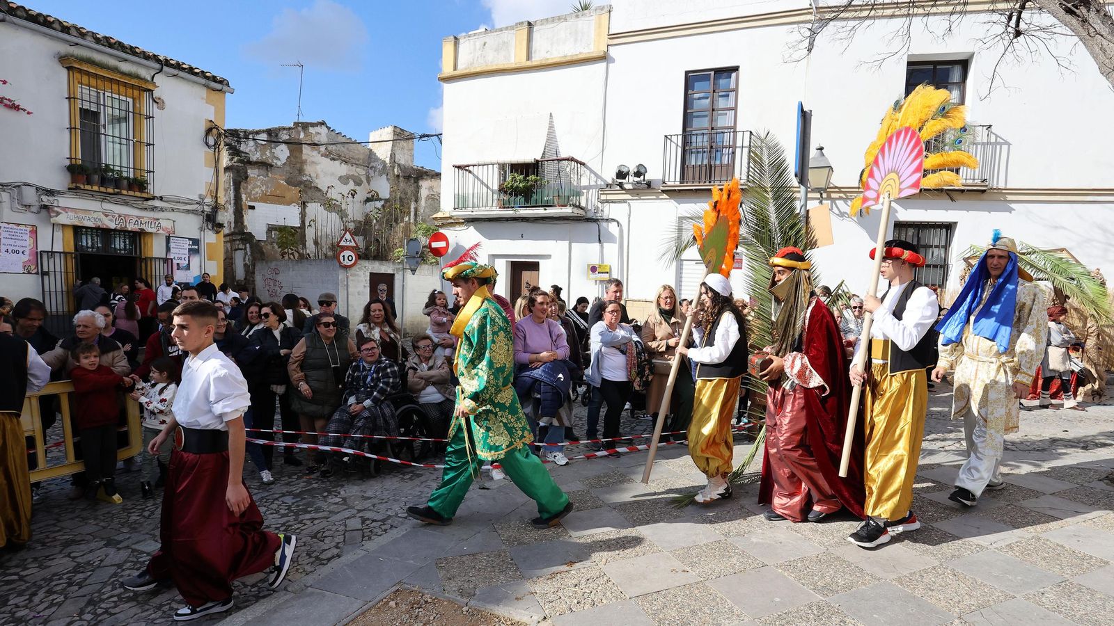 Imágenes del Belén Viviente de la plaza San Lucas en Jerez