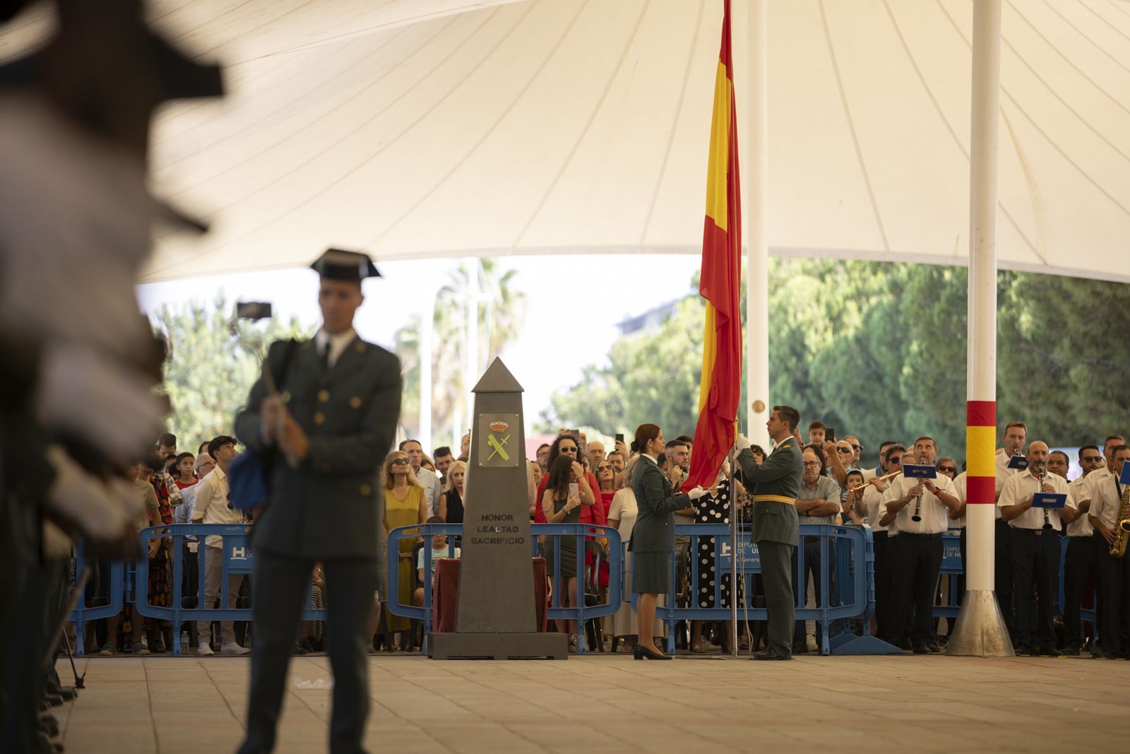 Imágenes de los actos de celebración de la festividad de la patrona de la Guardia Civil, la Virgen del Pilar.