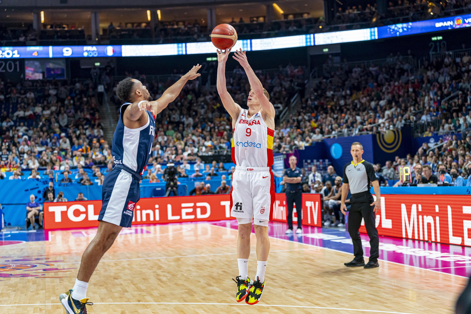 Las fotos de Alberto Díaz y Darío Brizuela en la victoria de España sobre Francia en la final del Eurobásket.