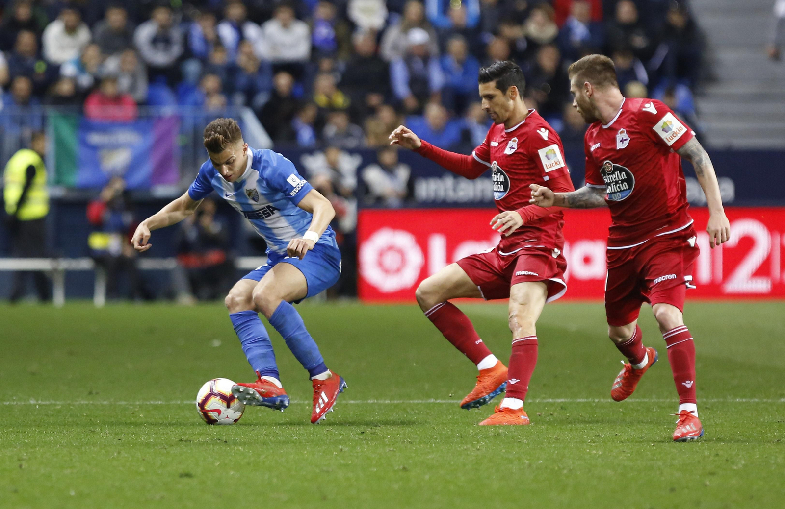 Las imágenes del Málaga - Deportivo