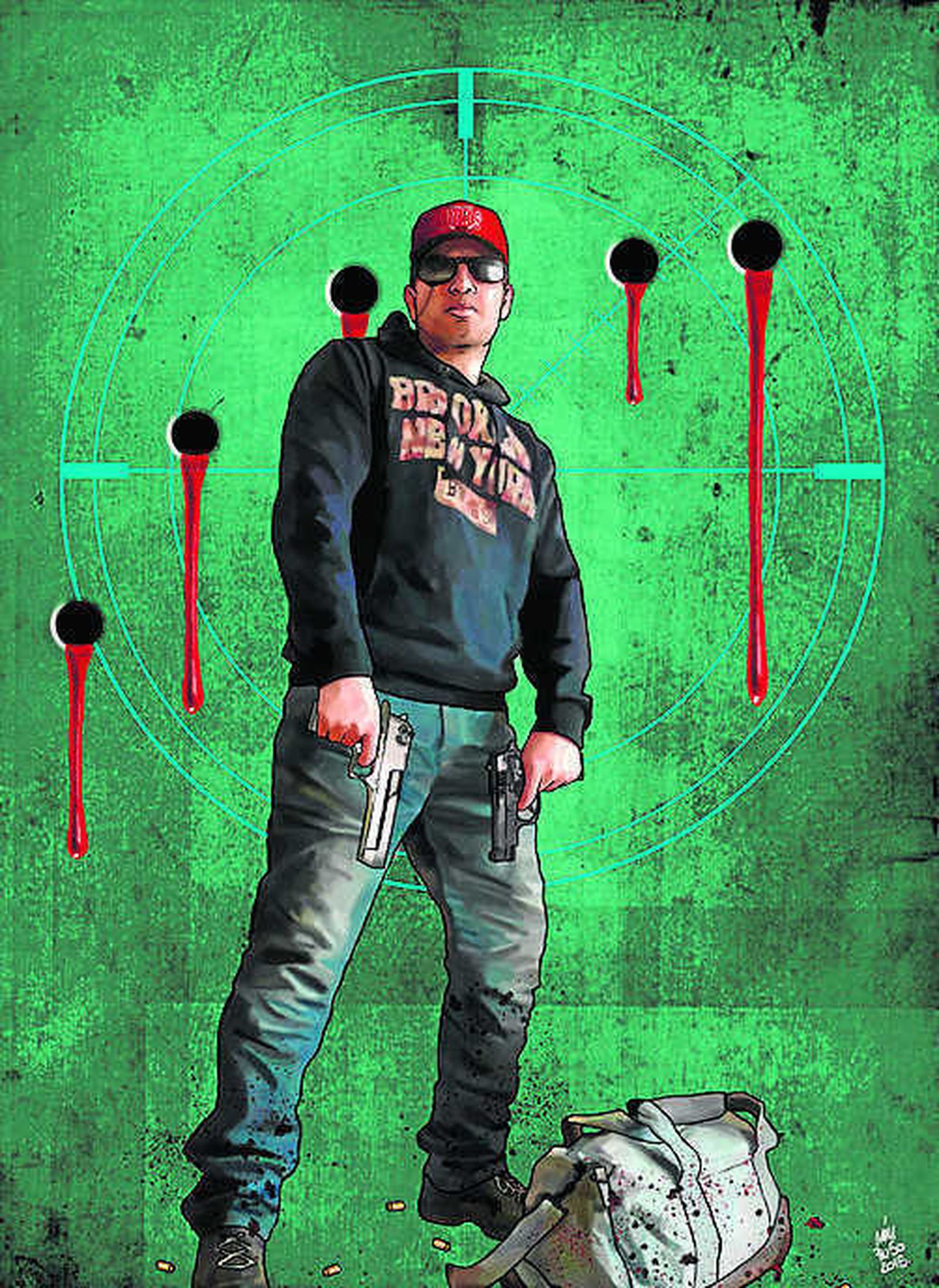 Ilustración de Iván Ruso para el relato 'El ojo director', de Montiel de Arnáiz.