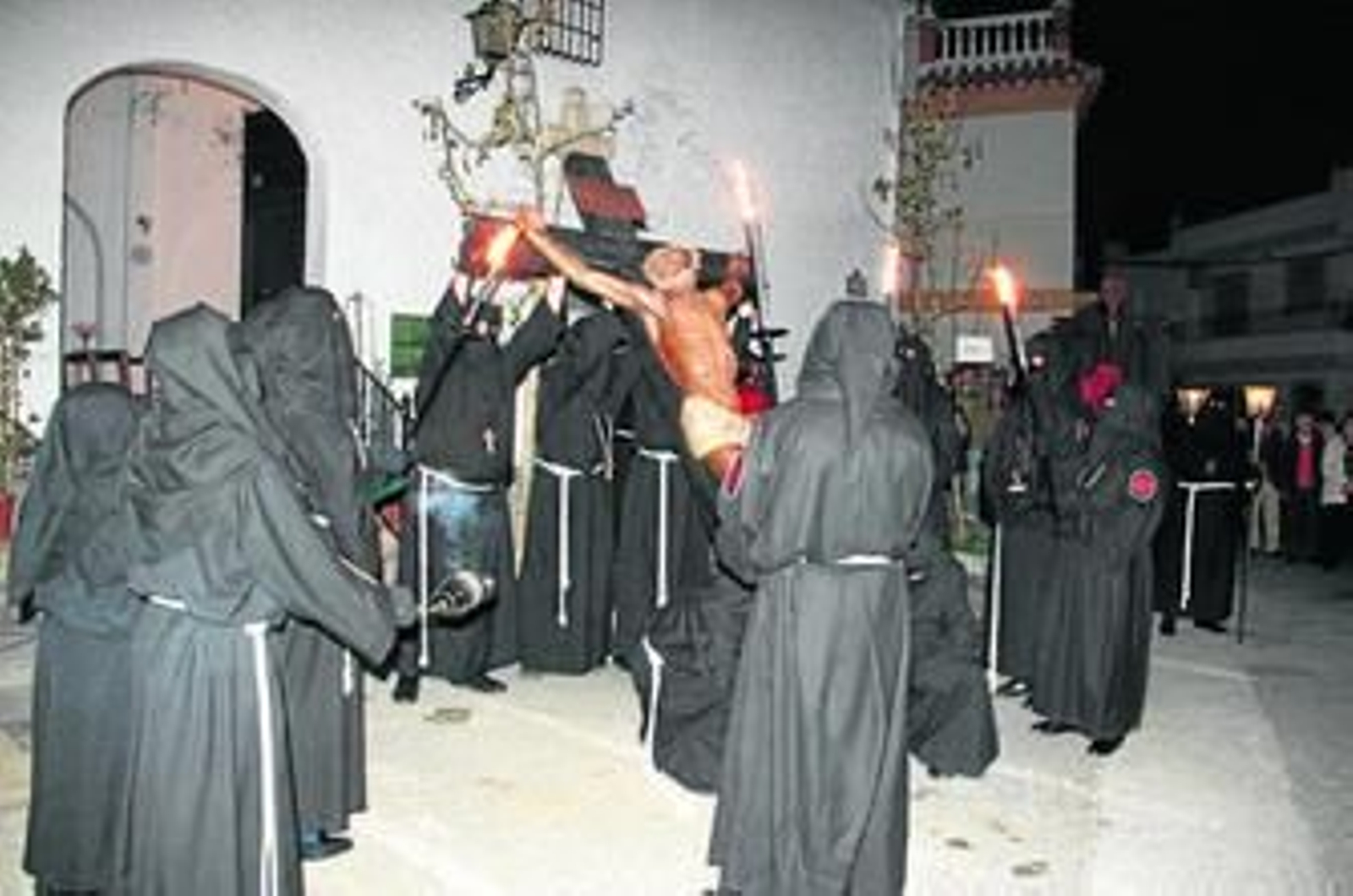 Salida del Santo Cristo de la Paz.