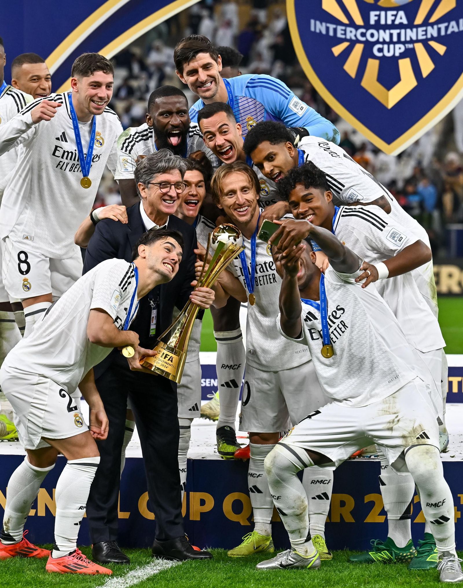 Las fotos del cuartos título mundial del Real Madrid