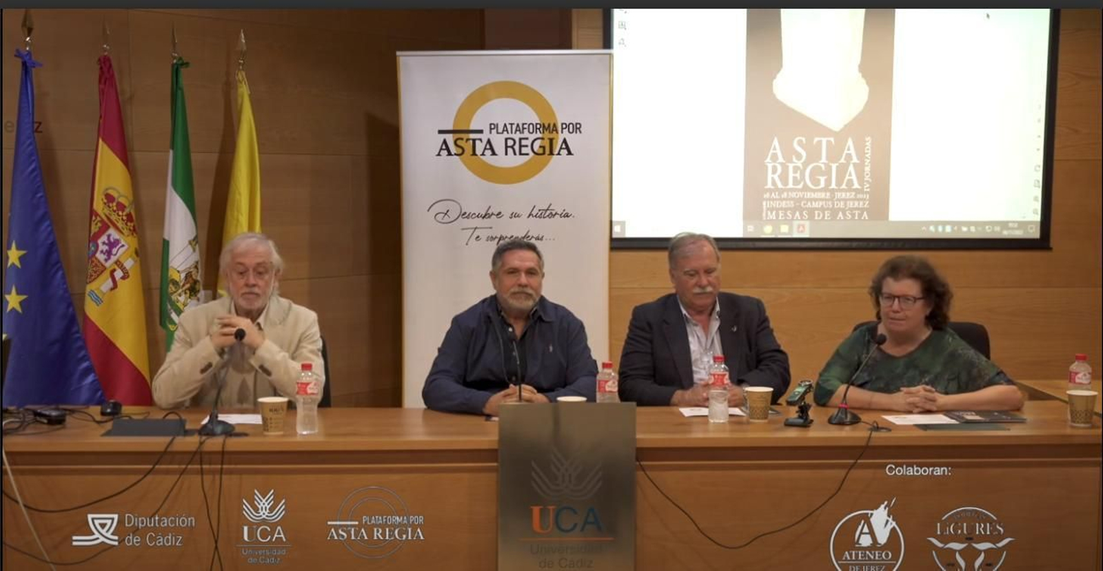 Un momento de la presentación de las IV Jornadas de Asta Regia.