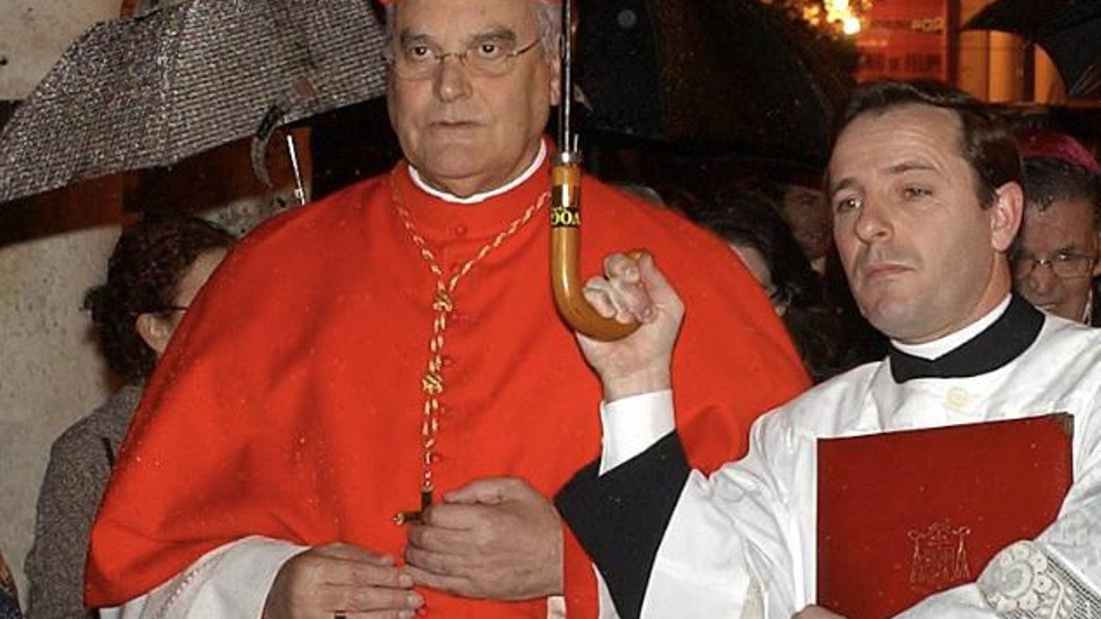 El hermano Pablo junto al cardenal Amigo.