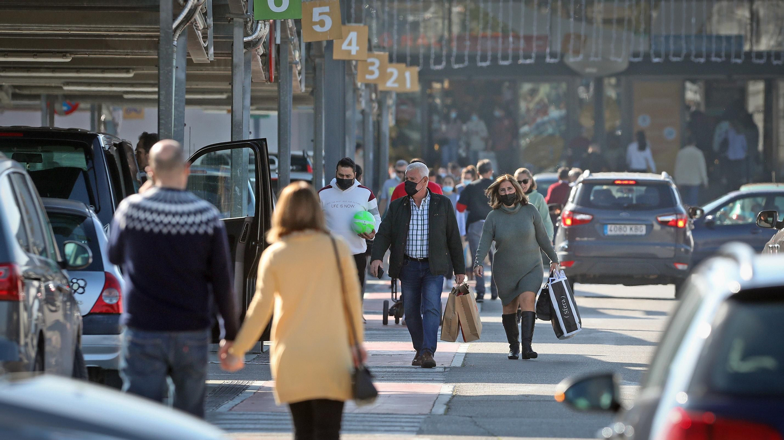 Lleno en los centros comerciales de Jerez