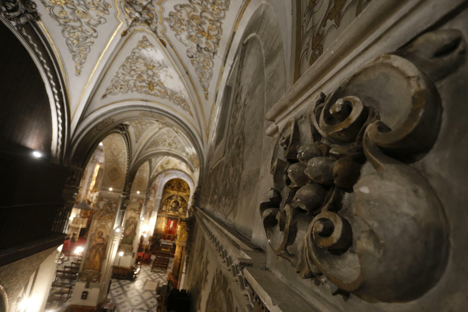 La restauración del coro alto de la parroquia de la Magdalena