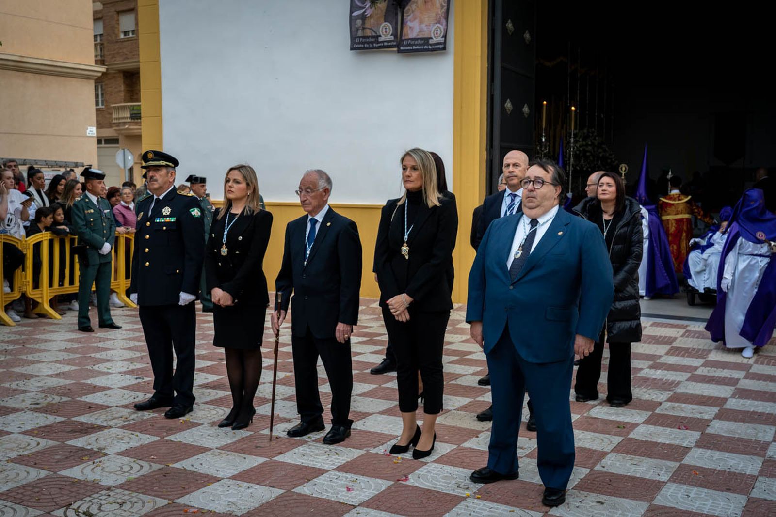 La procesión del Jueves Santo en el Parador de las Hortichuelas, en imágenes