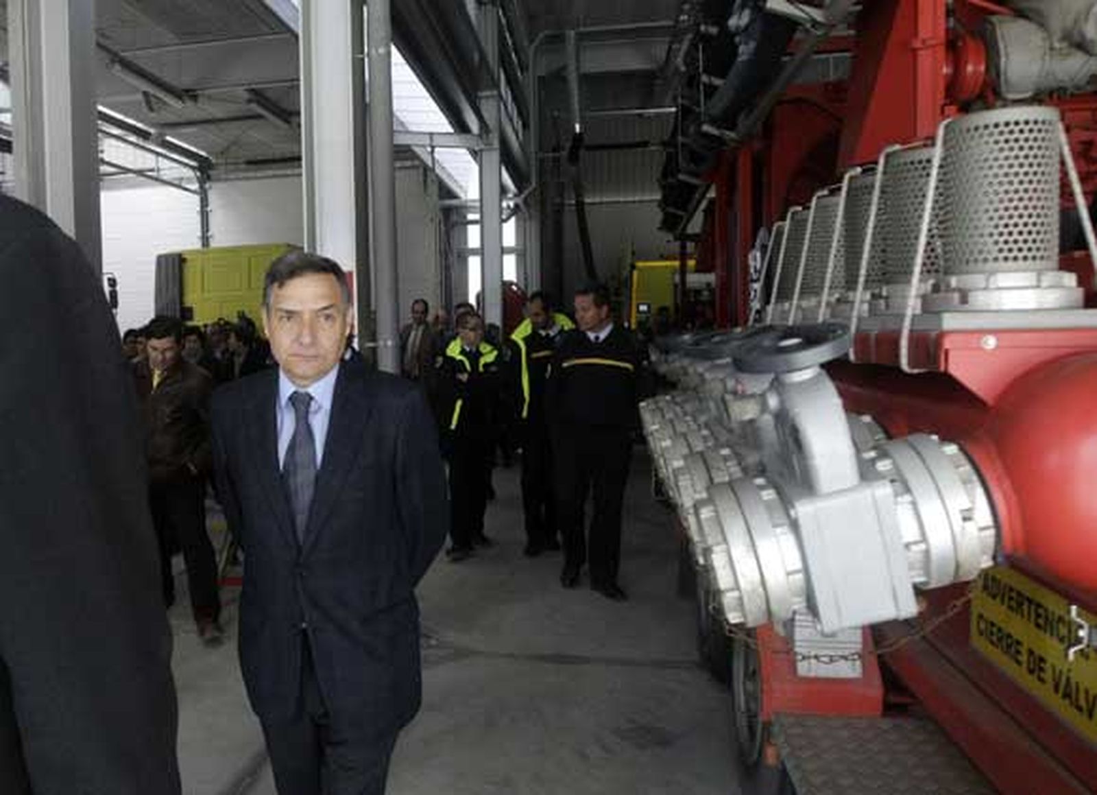 Imagen del interior del nuevo parque de bomberos./Fotos:Erasmo Fenoy

Foto: Erasmo Fenoy
