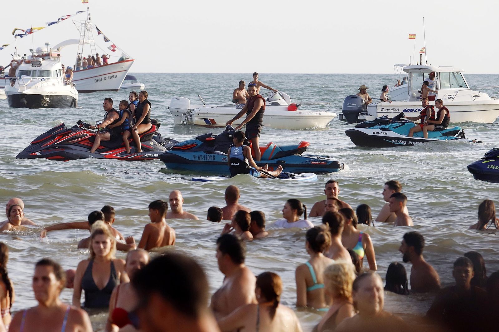 Imágenes de la procesión de la Virgen del Carmen en Punta Umbría