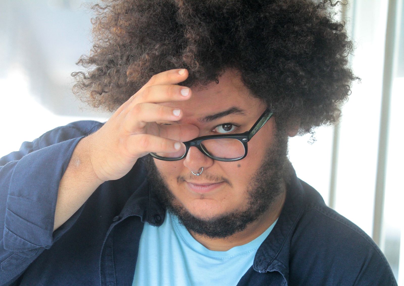 Carlos Allende ha presentado su primer poemario esta semana.