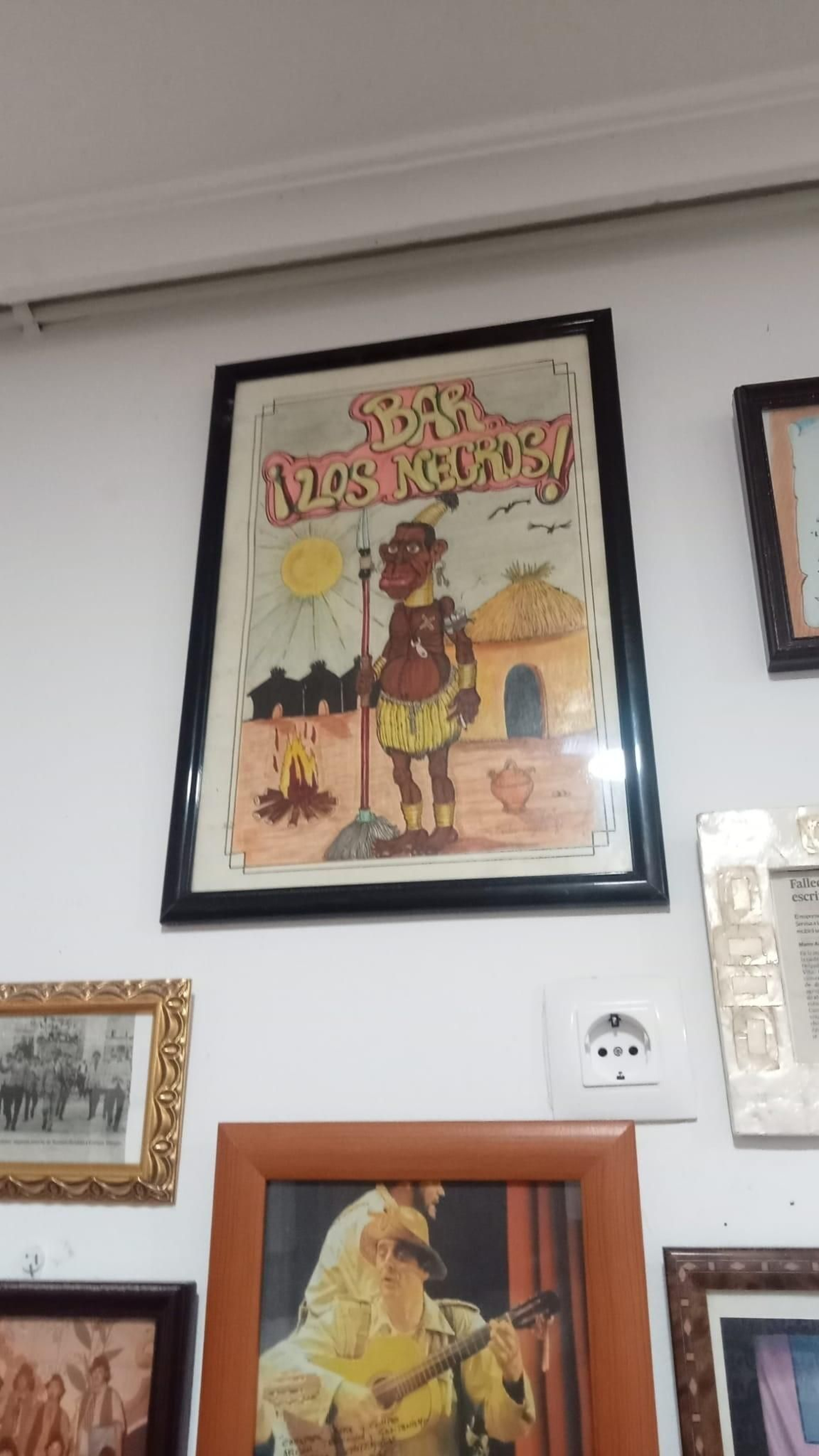 Recuerdo del Bar Los Negros.