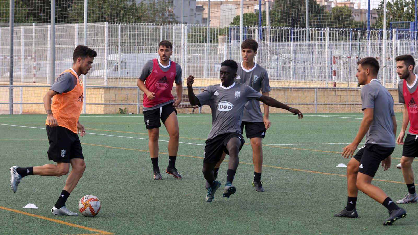 Entrenamiento del Xerez CD en la Granja