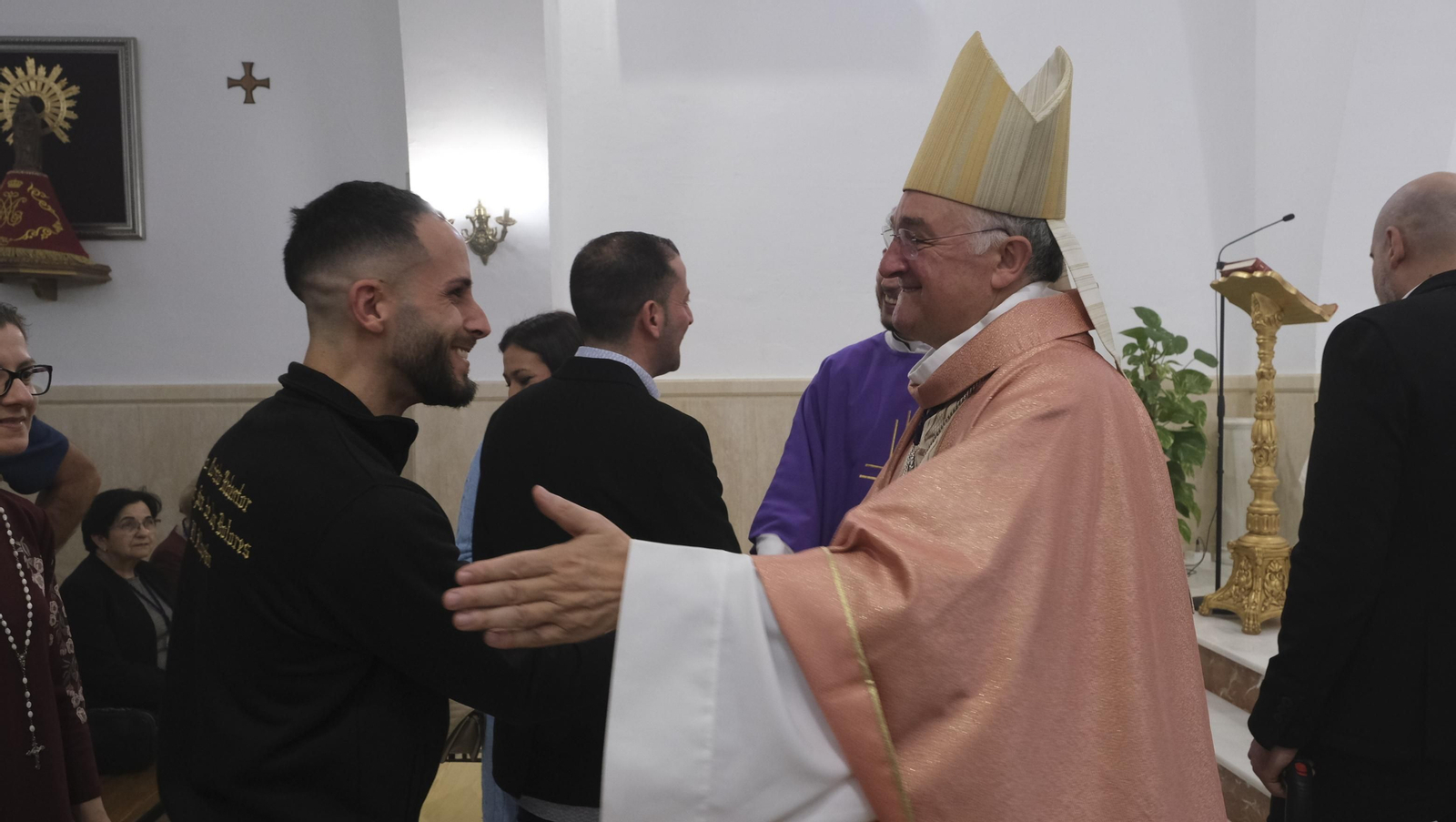 Imágenes de la bendición de la Borriquita de El Alquián, por el Obispo de Almería