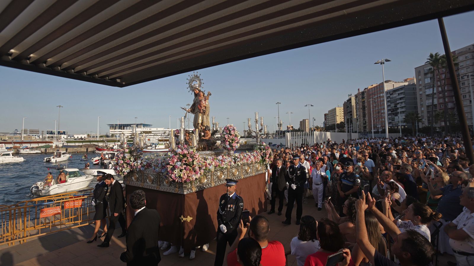 Fotos de la procesión de la Virgen del Carmen en Algeciras 2022