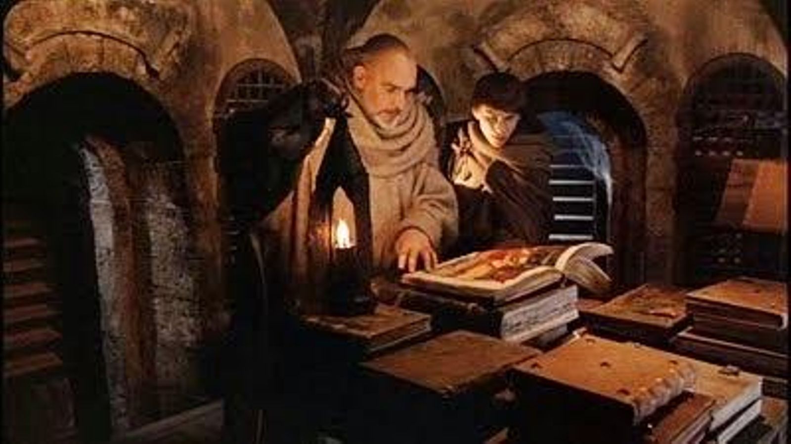 Una escena de 'El nombre de la rosa'.