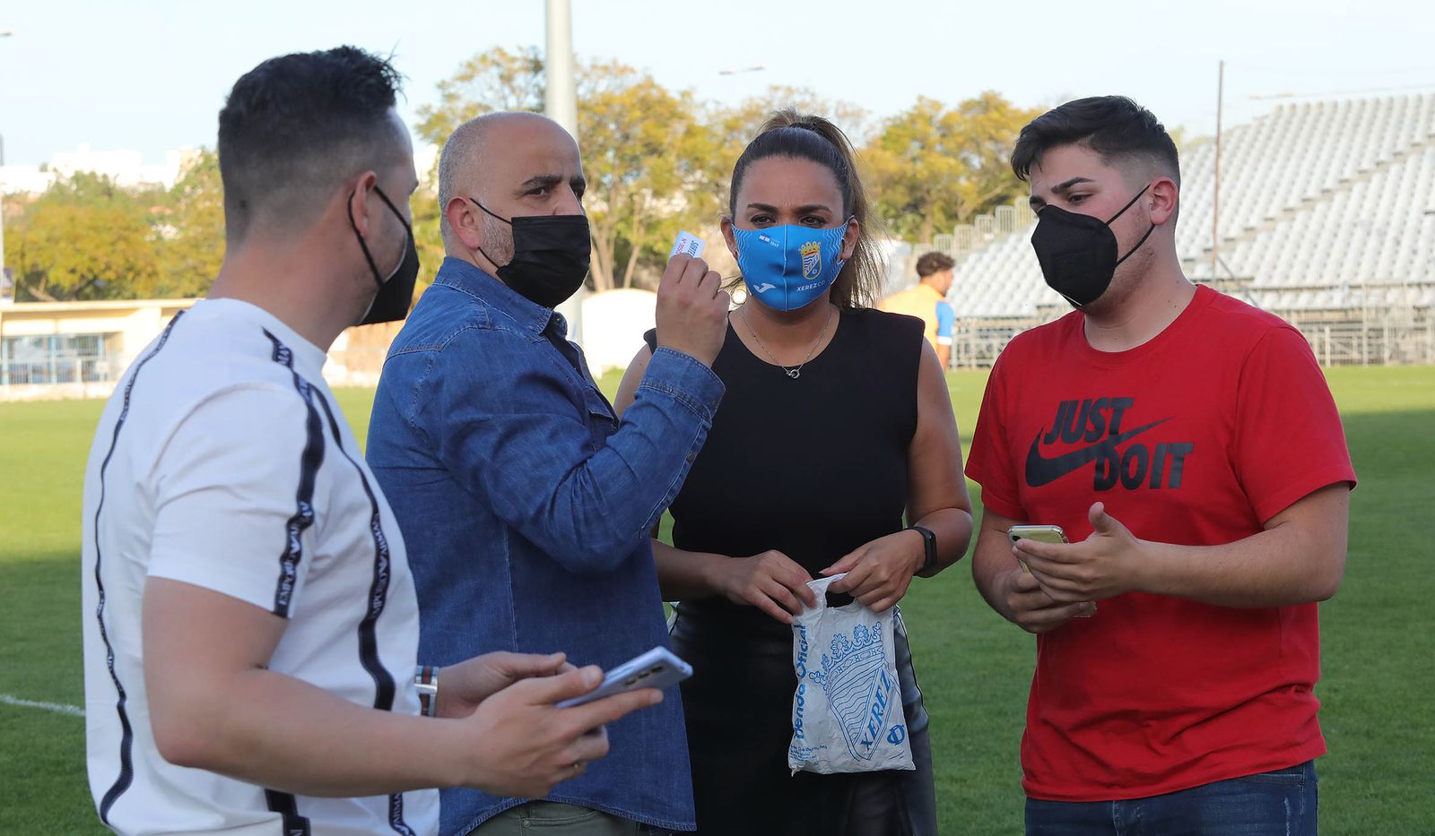 Imágenes del  Xerez CD - Balompédica Lebrijana (2-0)