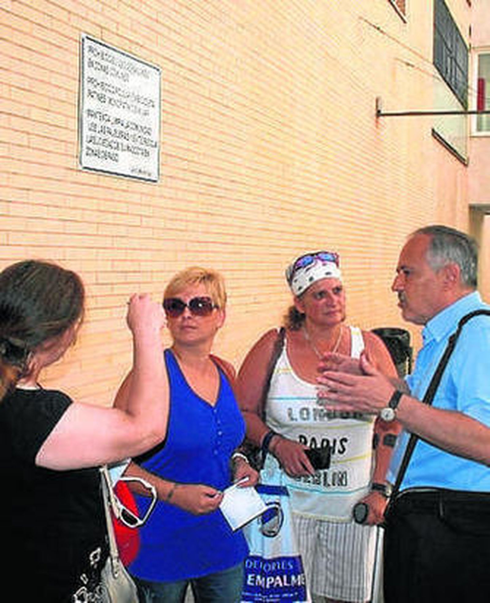 García (IU) ayer en San Jerónimo.