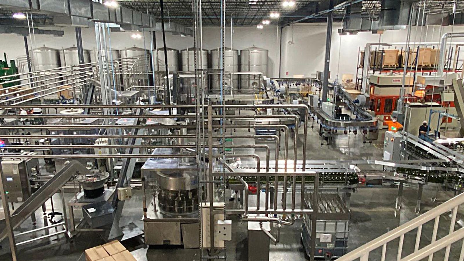 Interior de la planta de envasado