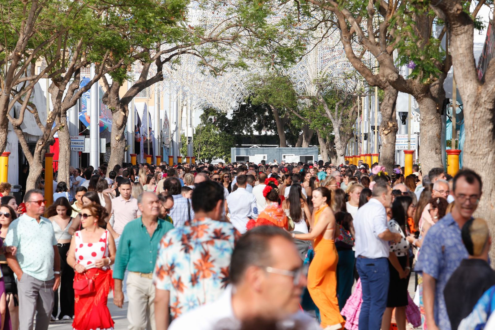 Ambiente en el miércoles festivo de la Feria Real de Algeciras