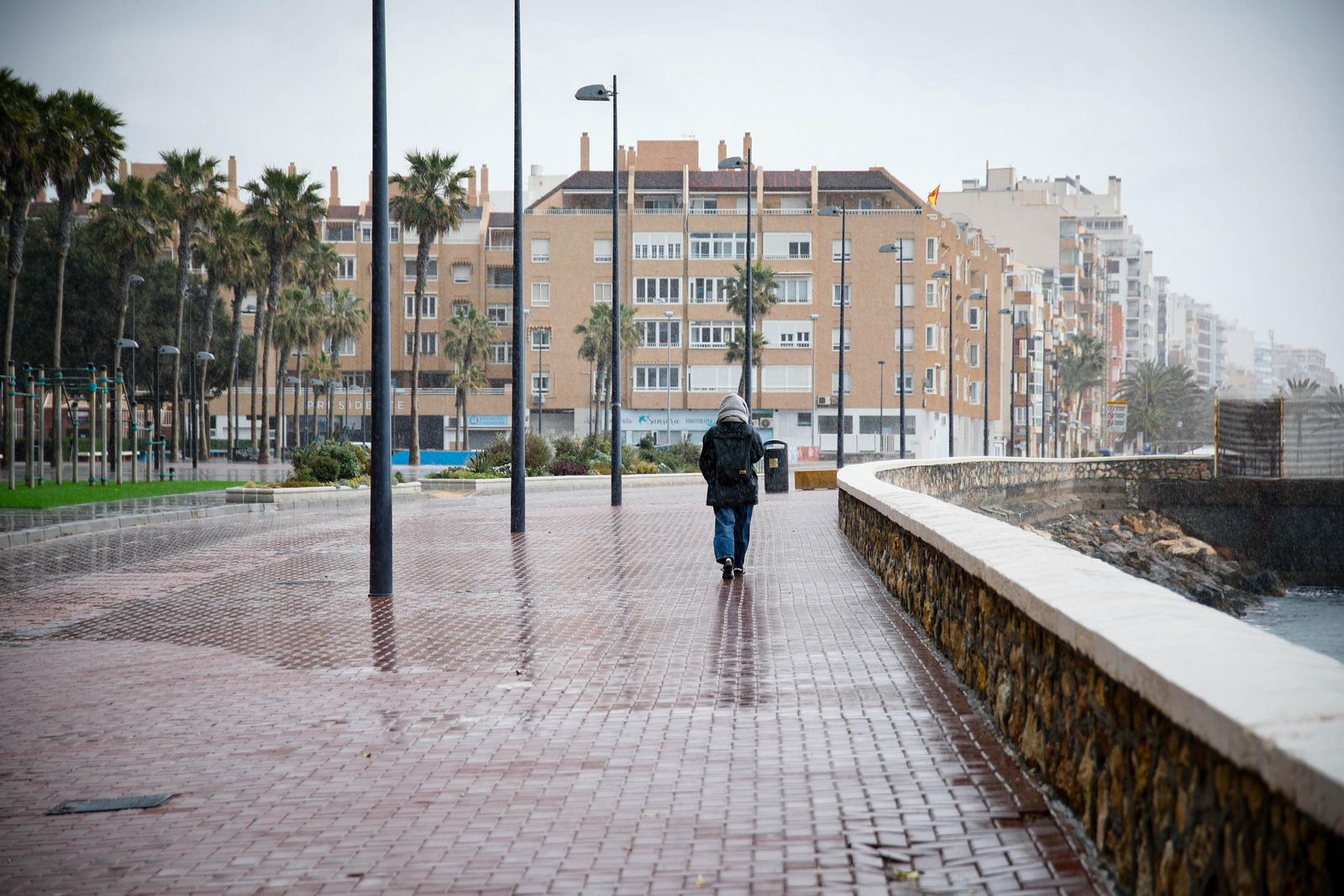 Las mejores imágenes de la lluvia en Almería