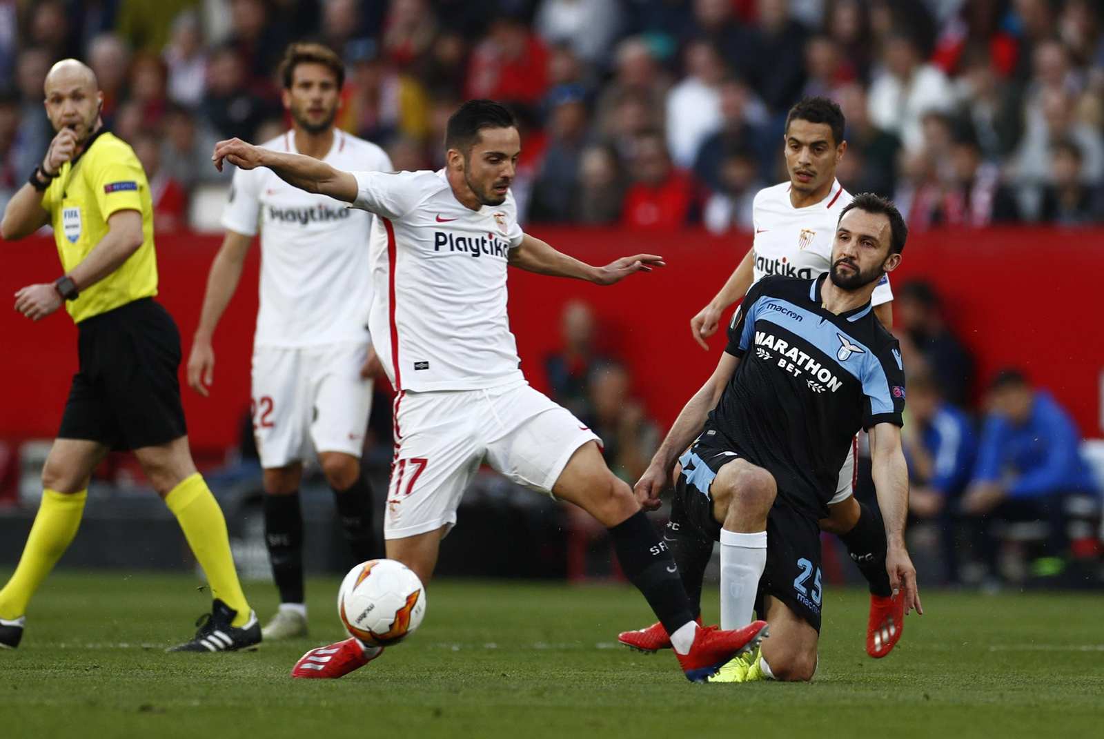 El Sevilla FC-Lazio, en imágenes