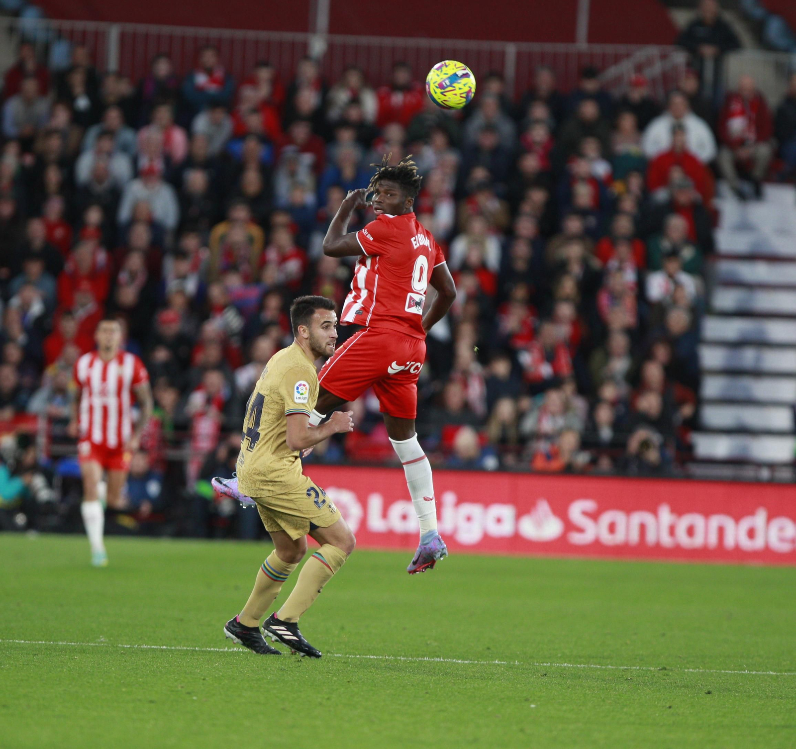 Imágenes de la victoria de la U.D. Almería ante el F.C. Barcelona