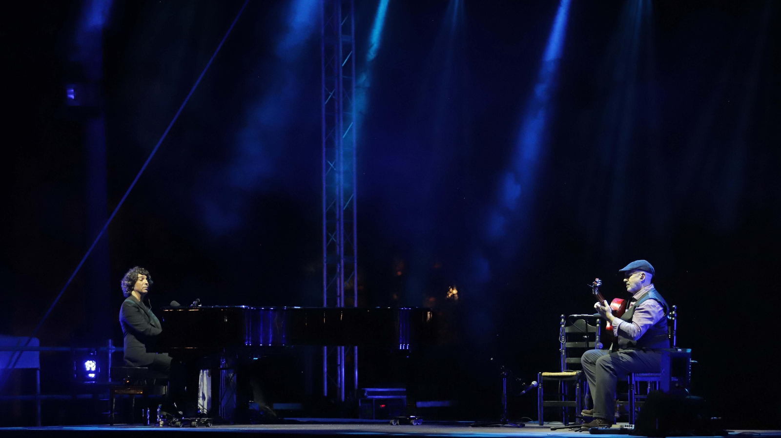 Fotos del espectáculo 'Paqueando' de José Mari Banderas y Diego Amador en Algeciras