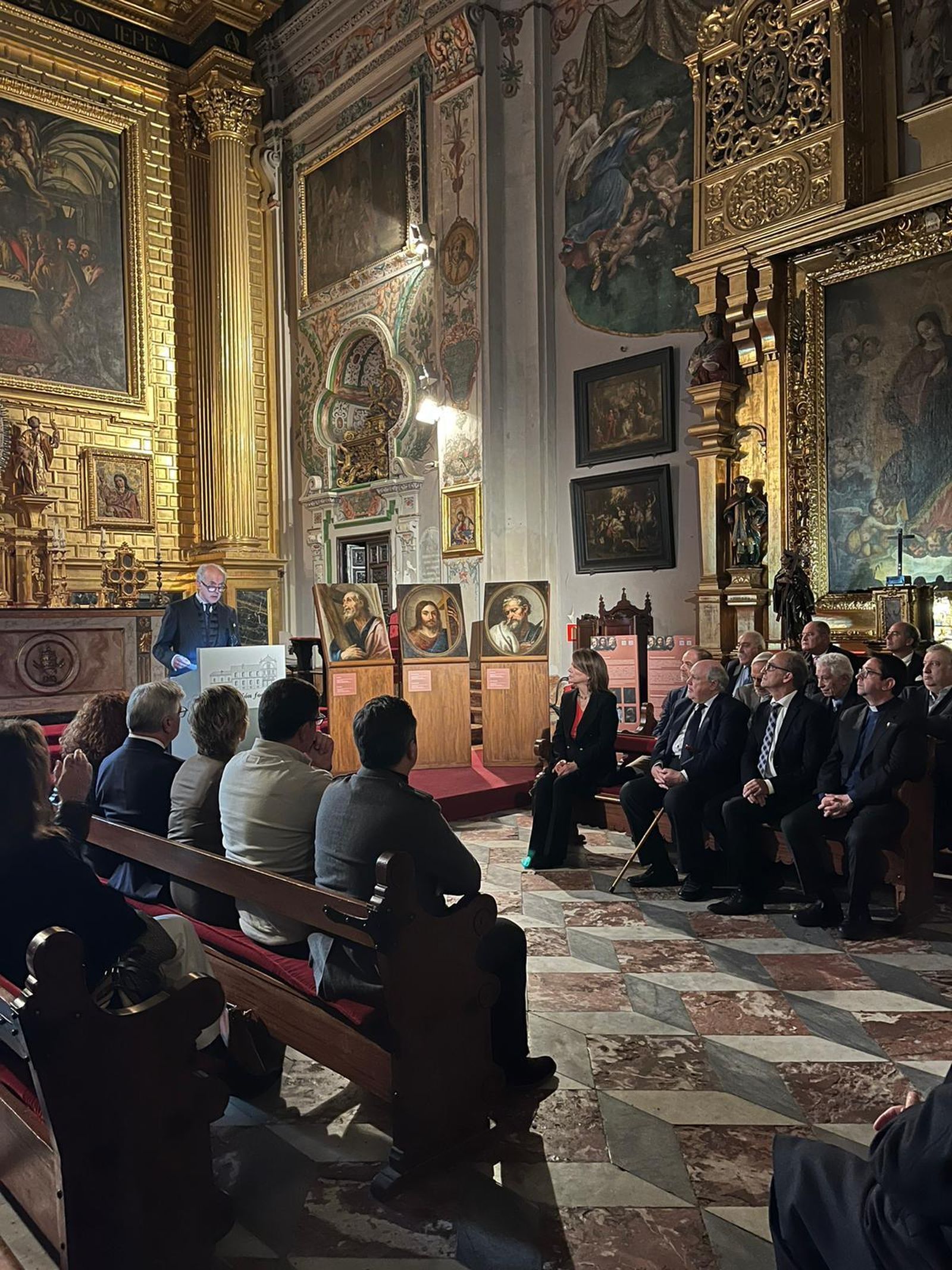 Un momento del acto celebrado en Los Venerables.