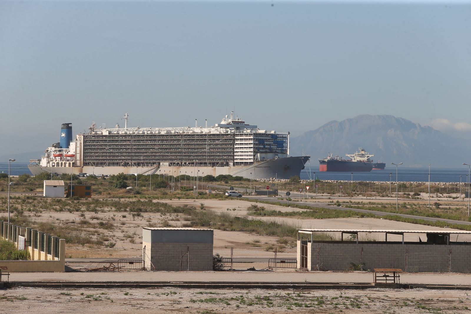 El buque 'Mawashi Express' inspeccionado por la Audiencia Nacional en Campamento