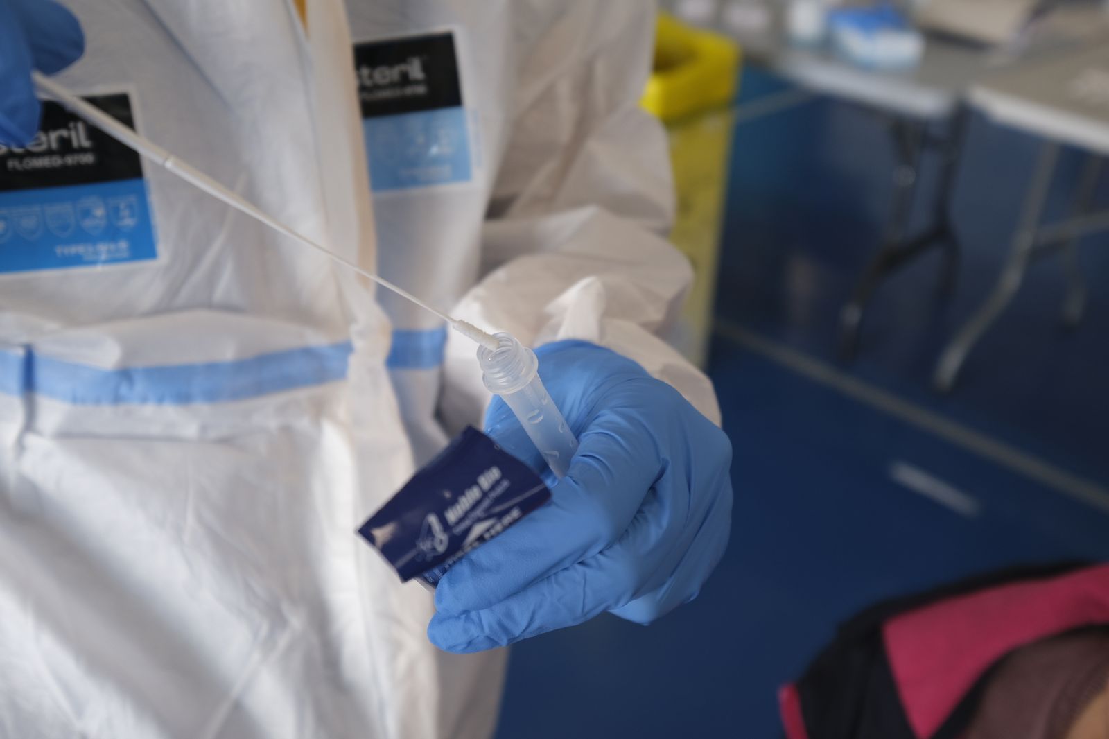 Fotogalería cribado test antígenos COVID-19 en Berja. Almería