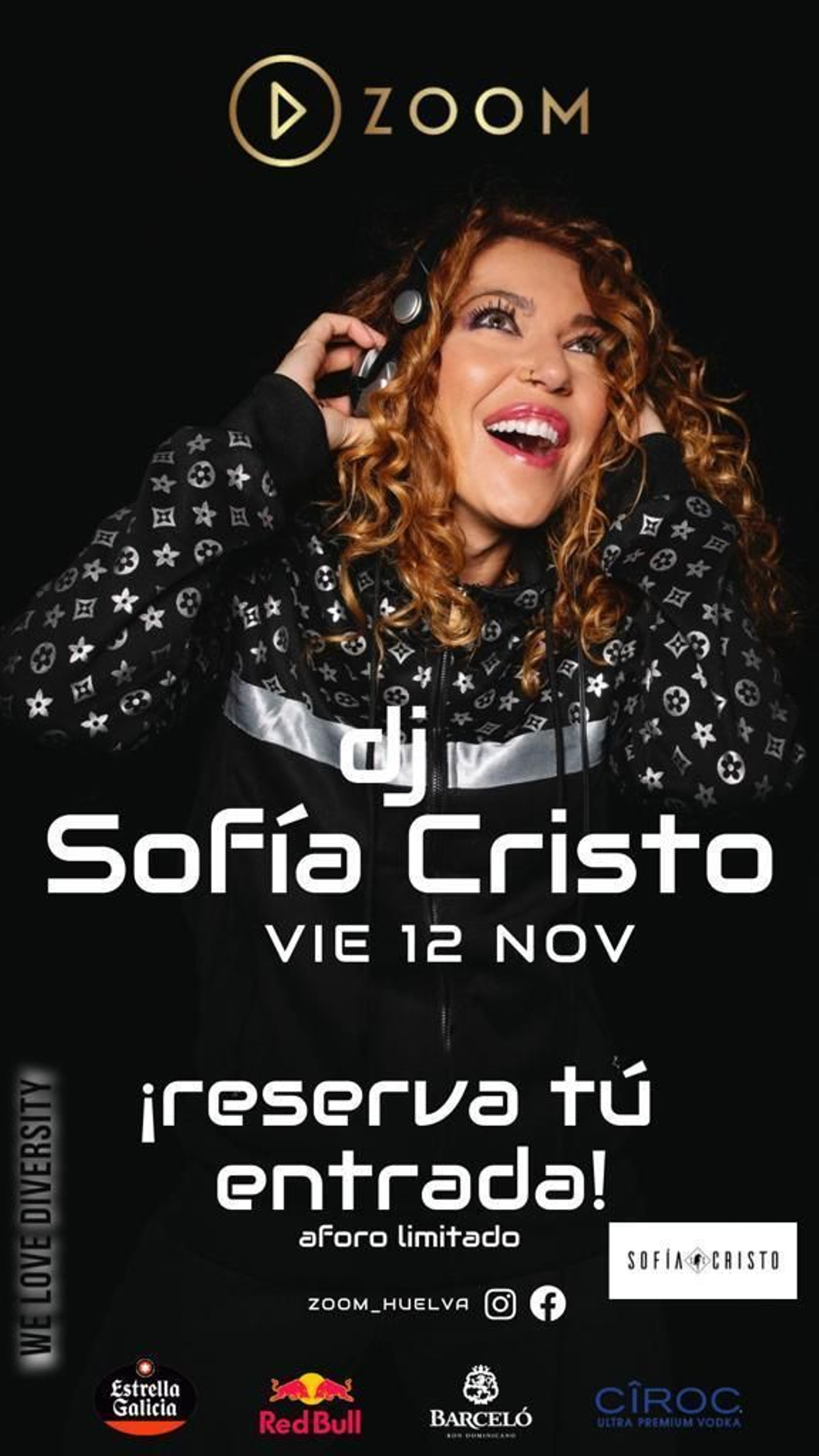 La popular dj Sofía Cristo presenta nuevo trabajo en 'Zoom', el nuevo bar de moda en Huelva