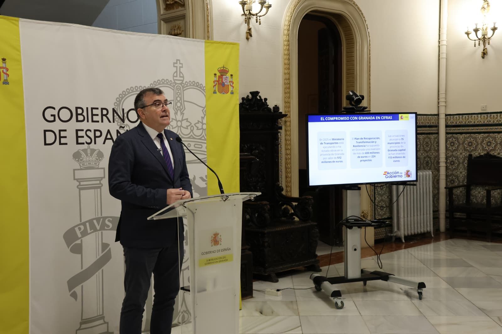 José Antonio Montilla desglosa las inversiones del Estado en Granada
