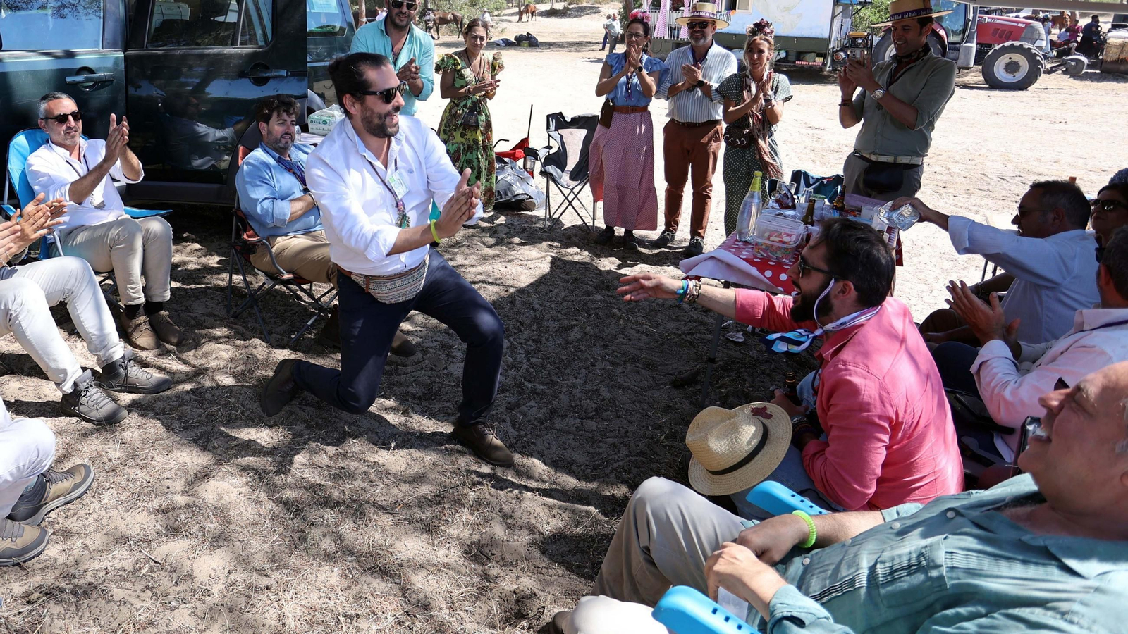 Jueves de camino de la Hdad de Jerez por el Coto Doñana