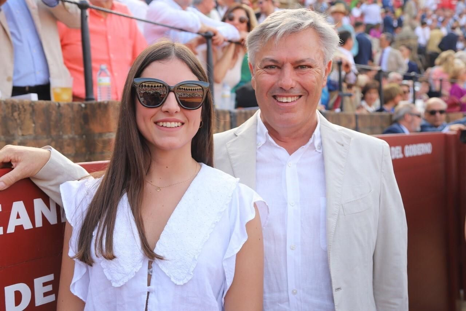 Juan Pedro Pelayo y su hija Natalia