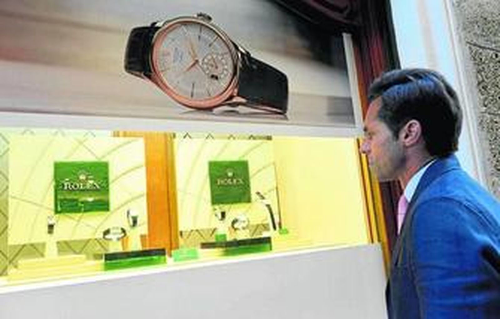 Los espectaculares relojes de la nueva colección Cellini de Rolex pueden verse en el escaparate de Gordillo.