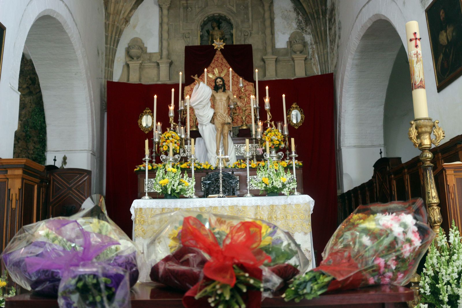 Altar del resucitado en la Prioral de San Sebastián