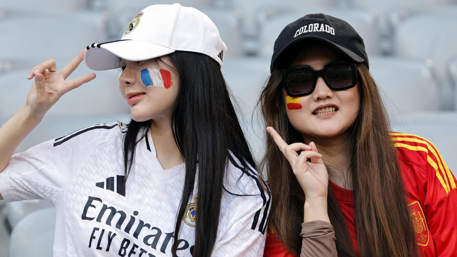 Las mejores imágenes del España - Francia