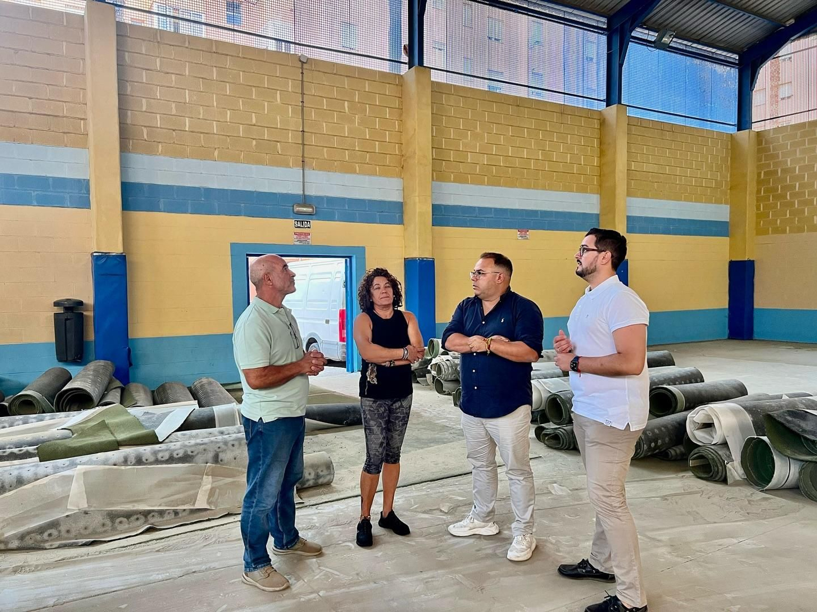 Visita al inicio de las obras