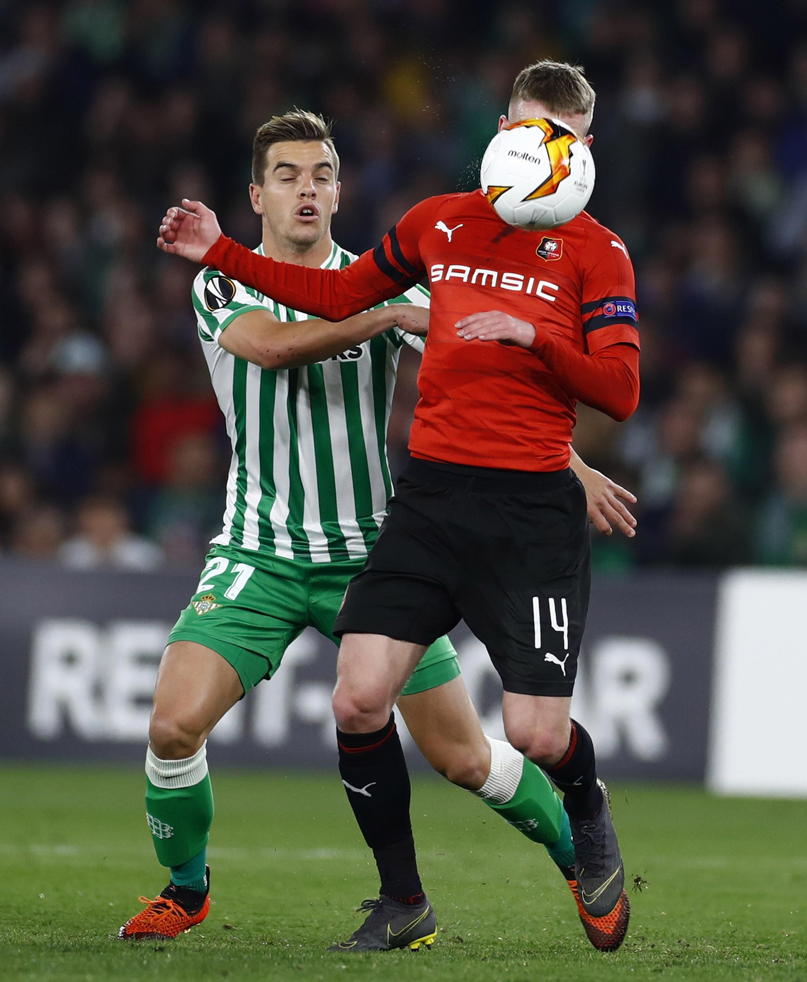 Las imágenes del Betis-Rennes