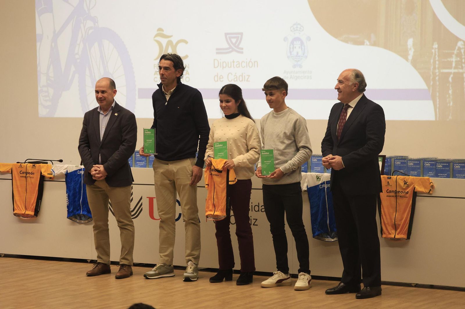 Las fotos de la gala de la Federación Andaluza de Ciclismo, en Algeciras