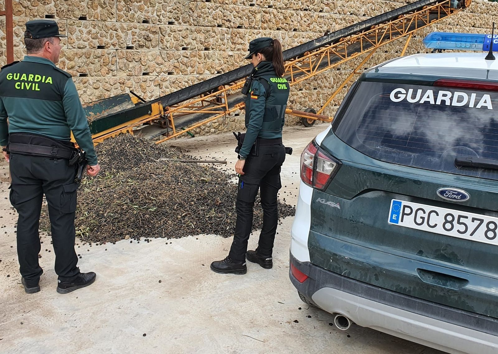 Efectivos de la Guardia Civil en uno de los operativos desarrollados.