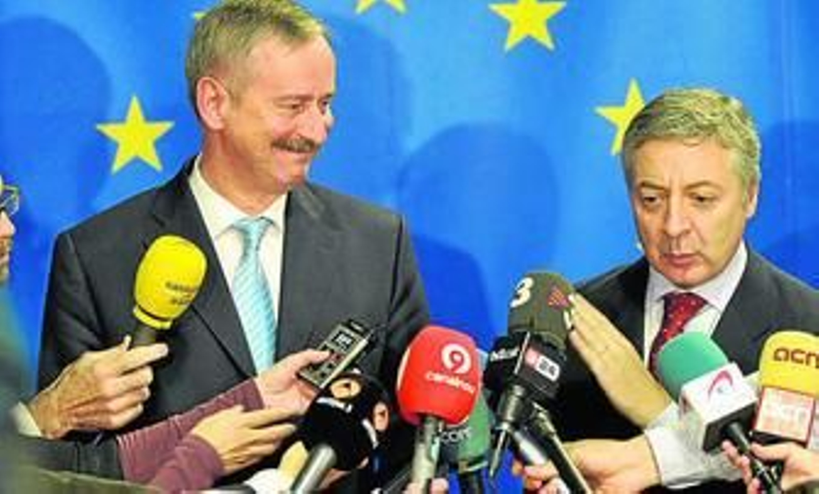 Kallas y Blanco en Luxemburgo hace dos semanas.